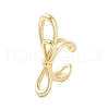 Rack Plating Brass Open Cuff Rings RJEW-M168-07G-1