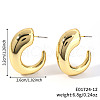 Geometric Shiny Plastic Stud Earrings FD4896-12-1