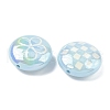 2Pcs UV Plating Acrylic Beads FIND-C067-03D-2