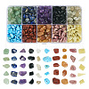  150G 10 Styles Mixed Gemstone Beads G-TA0001-71-1
