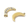 Ion Plating(IP) 304 Stainless Steel Charms STAS-Q254-05G-2