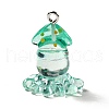 Marine Series Transparent Resin Pendants RESI-E031-02P-03-2