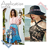 Gorgecraft Ethnic Style Embroidery Polycotton Ribbons OCOR-GF0001-56-6