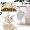Natural Beech Wood Knitting Looms Tool Sets TOOL-WH0127-05-6