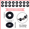 SUNNYCLUE 400Pcs Rubber O Rings FIND-SC0010-98B-2