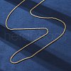 Brass Curb Chains Necklaces for Women NJEW-D302-73G-2