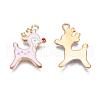 Alloy Enamel Pendants X-ENAM-N054-012B-3