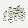 Non-Tarnish 201 Stainless Steel Sew on Prong Settings STAS-T032-07-6x10mm-1