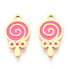 304 Stainless Steel Enamel Charms STAS-T065-59G-02-1