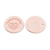 Microfiber Knitting Heart Label Tags PATC-PW0001-001M-2