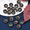 Brass Rhinestone Spacer Beads RB-A014-Z10mm-01B-4
