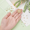 ARRICRAFT 40Pcs 2 Colors Brass Tube Bails KK-AR0003-89-3