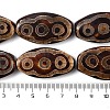 Oval with 3-Eye Pattern Tibetan Style dZi Beads Strands G-NH0001-14B-5