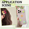 SUNNYCLUE 60Pcs 6 Colors Opaque Resin Decoden Cabochons RESI-SC0005-83A-5