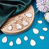 Unicraftale 304 Stainless Steel Pendant Cabochon Settings STAS-UN0007-77P-2