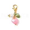 Imitation Pearl Acrylic Pendant Decorations HJEW-JM03455-4