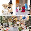  40pcs 4 Style Christmas Theme Plastic Doll Hat DIY-NB0006-44-5