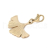 304 Stainless Steel Ginkgo Leaf Pendant Decoration STAS-S165-26G-2