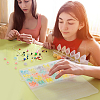   234Pcs Transparent Acrylic Beads TACR-PH0001-68-6