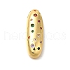 Brass Cubic Zirconia Pendants KK-M295-13G-I-1