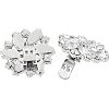 Fingerinspire Alloy Rhinestone Shoe Clip Findings FIND-FG0001-02P-4