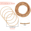 Beebeecraft 30Pcs Spring Bracelets TWIR-BBC0001-06KCG-2