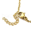 Round Plastic Imitation Pearl Pendant Necklaces & Bracelets & Stud Earrings Sets SJEW-C004-03G-3