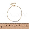 304 Stainless Steel Natural Labradorite Beads Link Bracelets BJEW-A036-15G-5