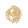 304 Stainless Steel Pendants STAS-D366-01B-G-1