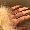 Heart 925 Sterling Silver Micro Pave Cubic Zirconia Finger Rings for Women RJEW-F180-02P-3
