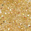 Transparent Electroplate Glass Beads EGLA-M030-02A-HP01-2