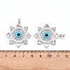 Brass Micro Pave Cubic Zirconia Pendants KK-N257-24P-3
