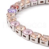 Classic Cubic Zirconia Tennis Bracelet BJEW-G639-01E-P-2