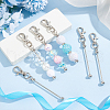 12Pcs Iron Bar Pendant Decorations HJEW-UN00007-2