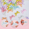 SOFPLATE 50Pcs Baking Paint Opaque Alloy Beads FIND-SP0002-43-6