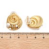 304 Stainless Steel Clear Cubic Zirconia Stud Earrings EJEW-R020-05G-03-6