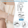 Beebeecraft 50Pcs 316 Surgical Stainless Steel Lobster Claw Clasps STAS-BBC0006-04-2
