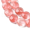 Cherry Quartz Glass Beads Strands G-K357-B09-01-4