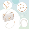 WADORN 3Pcs 3 Styles ABS Plastic Imitation Pearl Purse Chains FIND-WR0009-73A-3