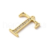 Rack Plating Brass Micro Pave Cubic Zirconia Pendant KK-H449-76G-07-2