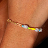 Bohemian Style Ppaerclip Chain Link Bracelets FI6672-2