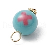 Alloy & Acrylic Pendants PALLOY-JF03884-02-5