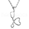 SHEGRACE Stainless Steel Pendant Necklaces JN073A-X-1
