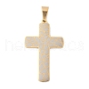 304 Stainless Steel Pendants STAS-K305-03GP-1