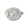 304 Stainless Steel Pendants STAS-I330-011P-2