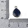 Natural Dyed Lapis Lazuli Faceted Pendants G-U019-05P-07-3