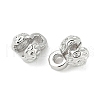 Flower Brass Bead Tips KK-M326-10P-3