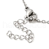 306 Stainless Steel Pendant Necklace for Women NJEW-Q772-01P-09-3