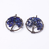 Natural Lapis Lazuli Pendants G-E419-01R-1