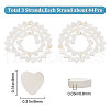 CREATCABIN 3 Strands Natural Freshwater Shell Beads Strands SHEL-CN0001-01-2